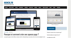 Desktop Screenshot of henck.fr