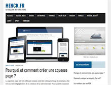 Tablet Screenshot of henck.fr